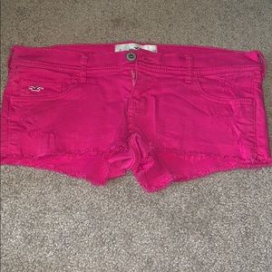 Pink Hollister shorts